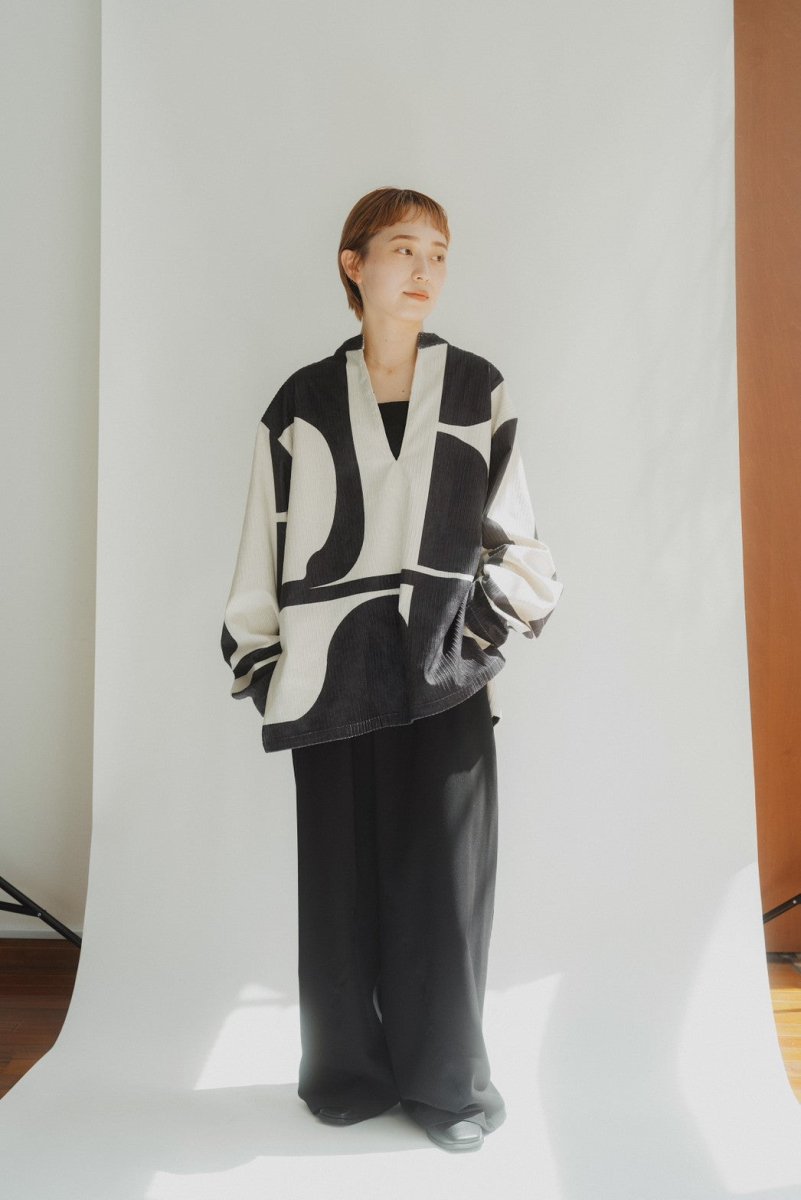 トップス knuthmarf label keyneck tops label-keyneck-
