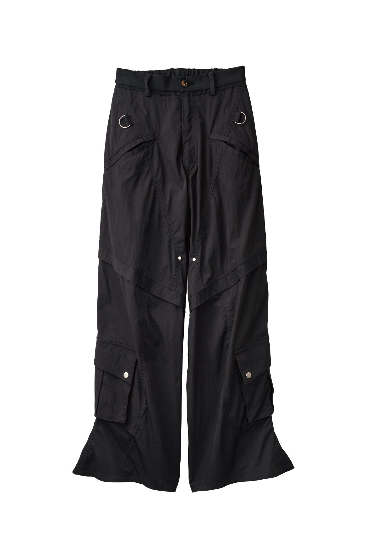 docking nylon pants(unisex)/black
