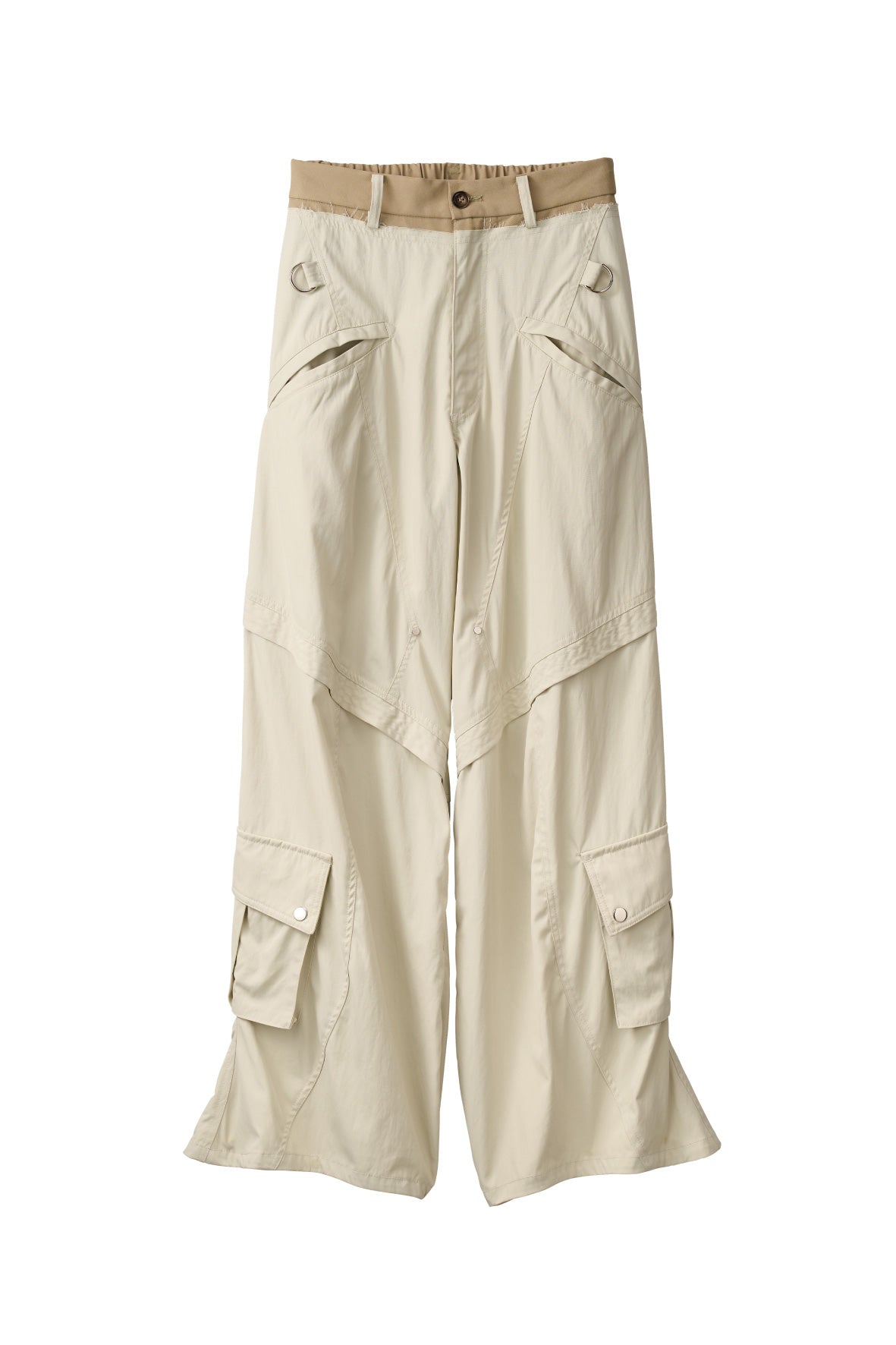 docking nylon pants(unisex)/ivory