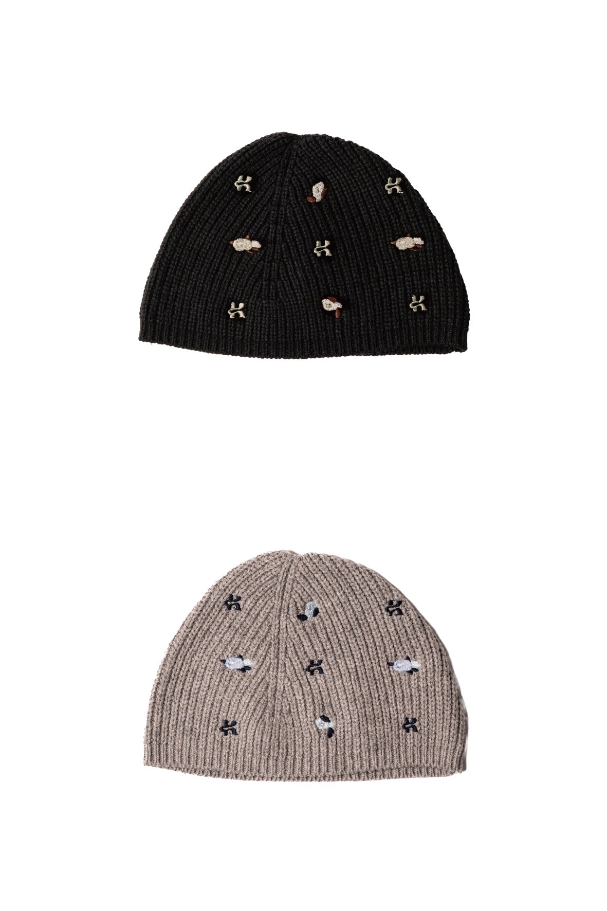 K motif beanie/2color