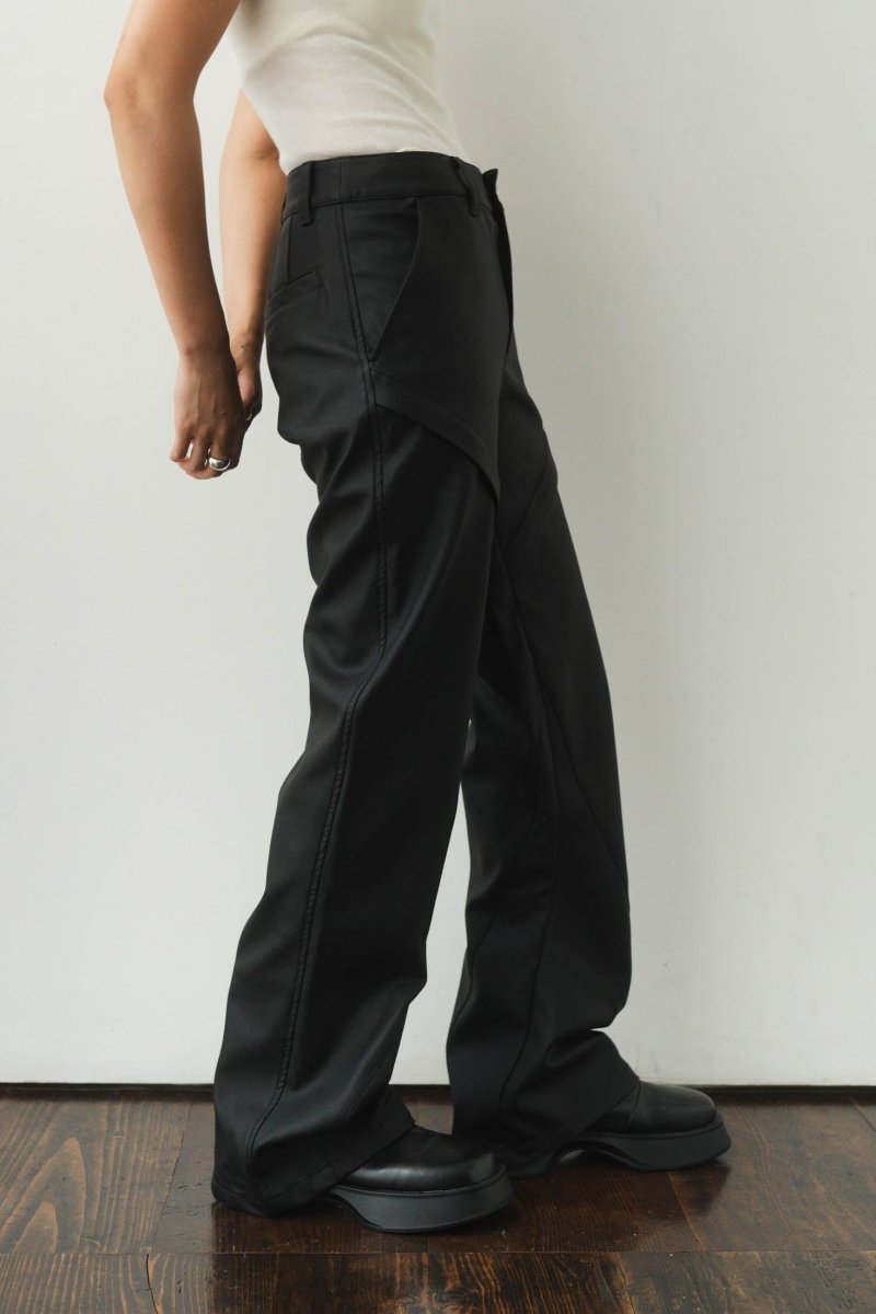 2way cut leather pants/2color - KNUTH MARF