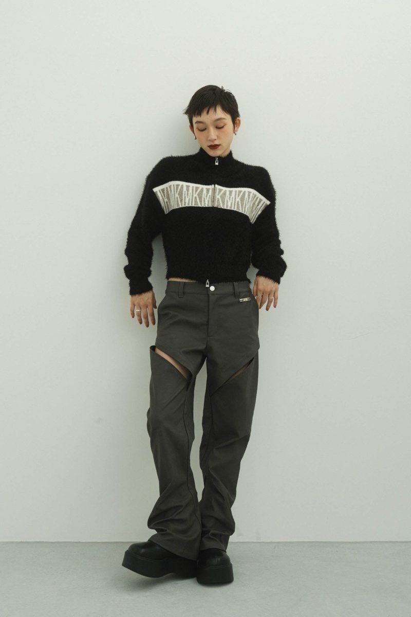 2way cut leather pants/2color - KNUTH MARF