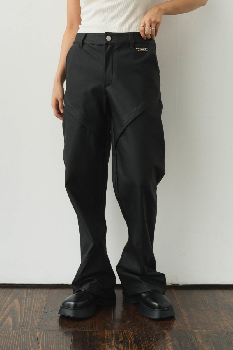 2way cut leather pants/2color - KNUTH MARF