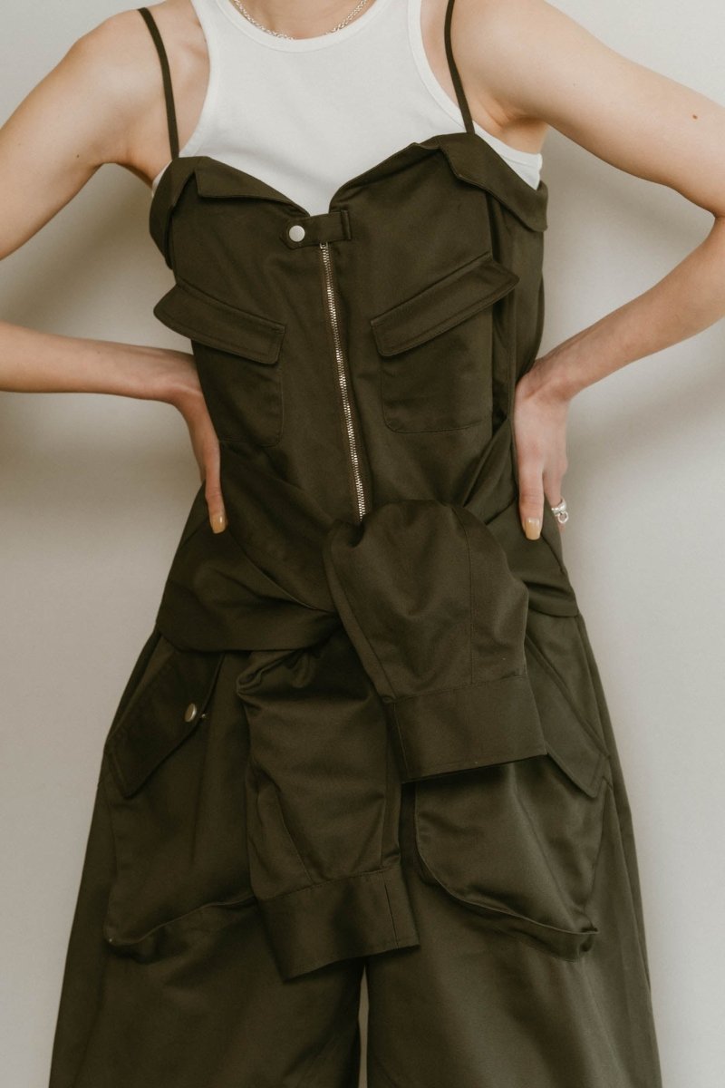 2way front cross all in one/khaki - KNUTH MARF