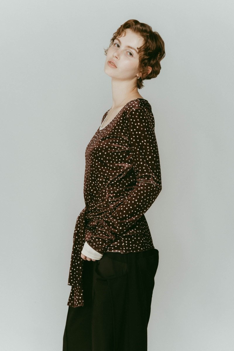 2way front - cross velour top/3color - KNUTH MARF