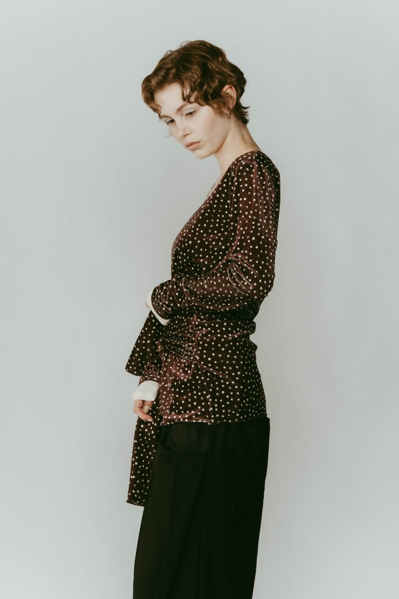 2way front - cross velour top/3color - KNUTH MARF