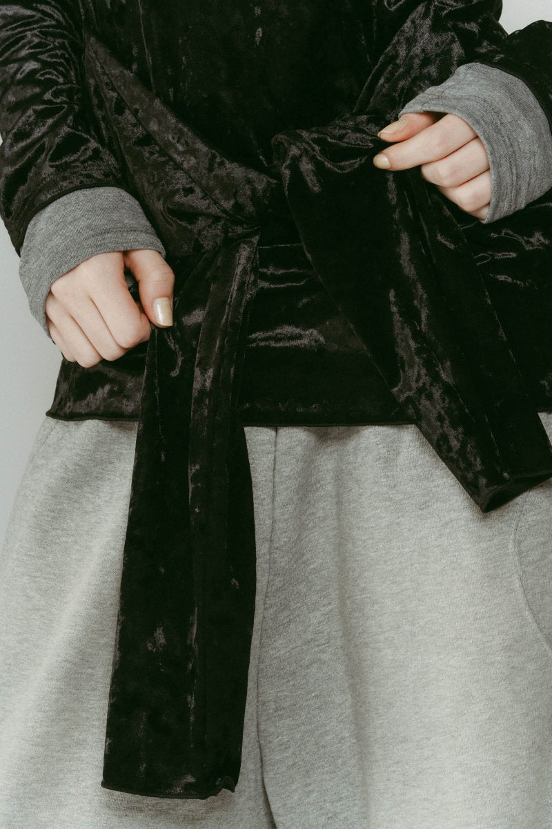 2way front - cross velour top/3color - KNUTH MARF