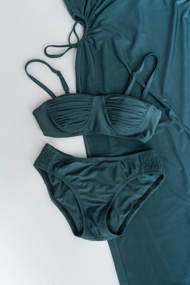 2way one piece swim wear/2color - KNUTH MARF