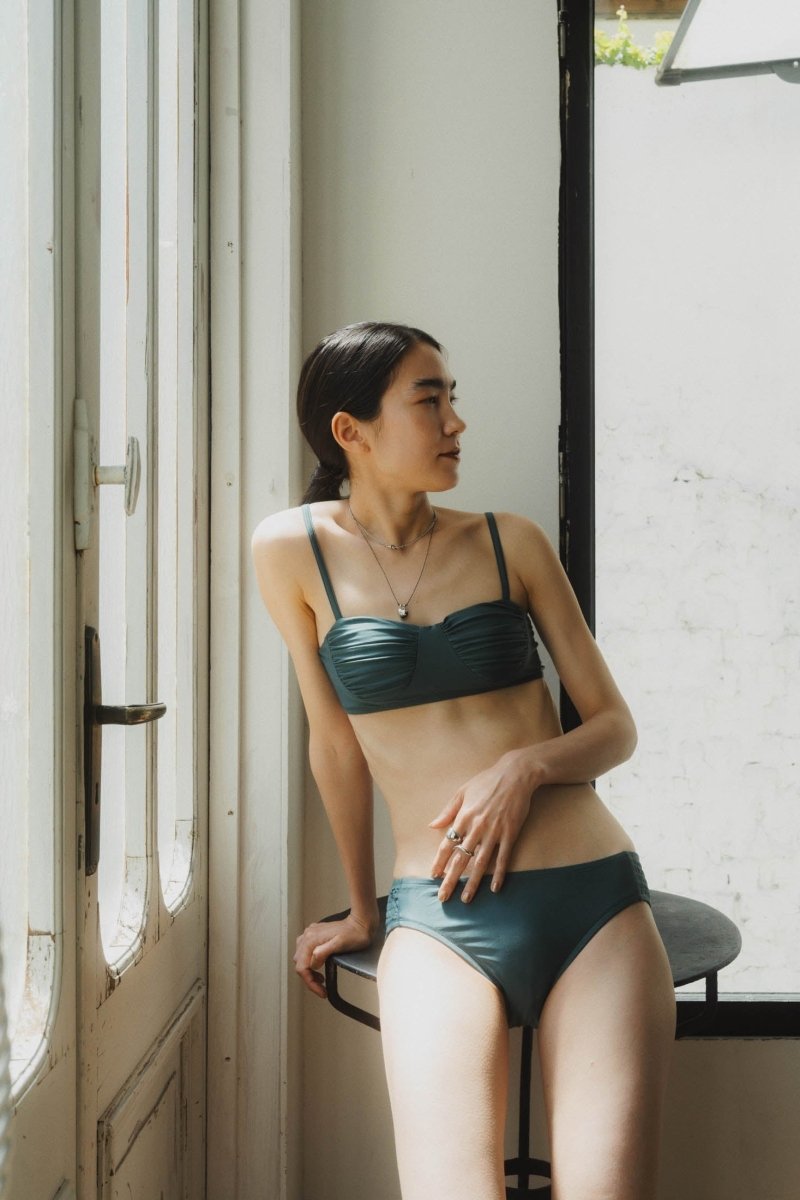 2way one piece swim wear/2color - KNUTH MARF