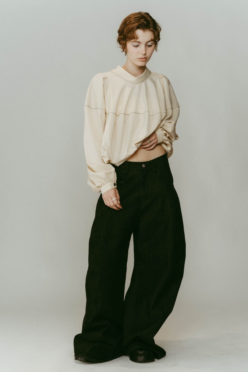 4way design blouse/ivory - KNUTH MARF