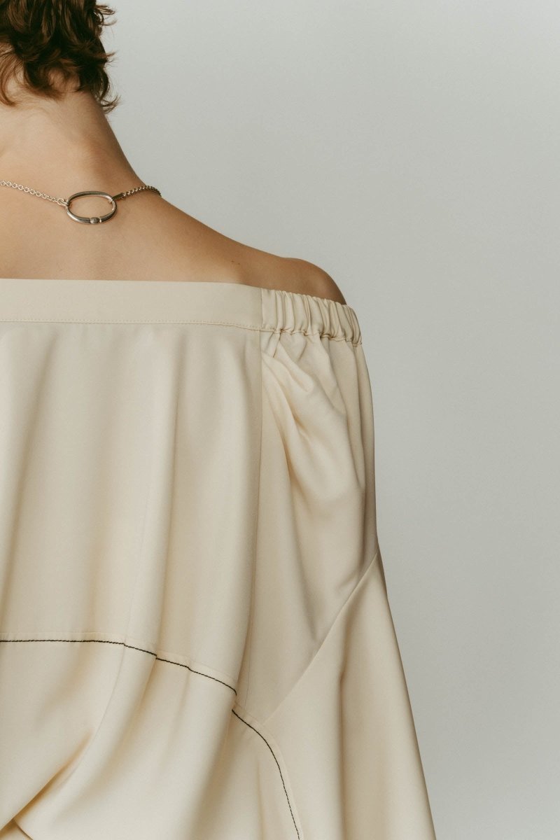 4way design blouse/ivory - KNUTH MARF