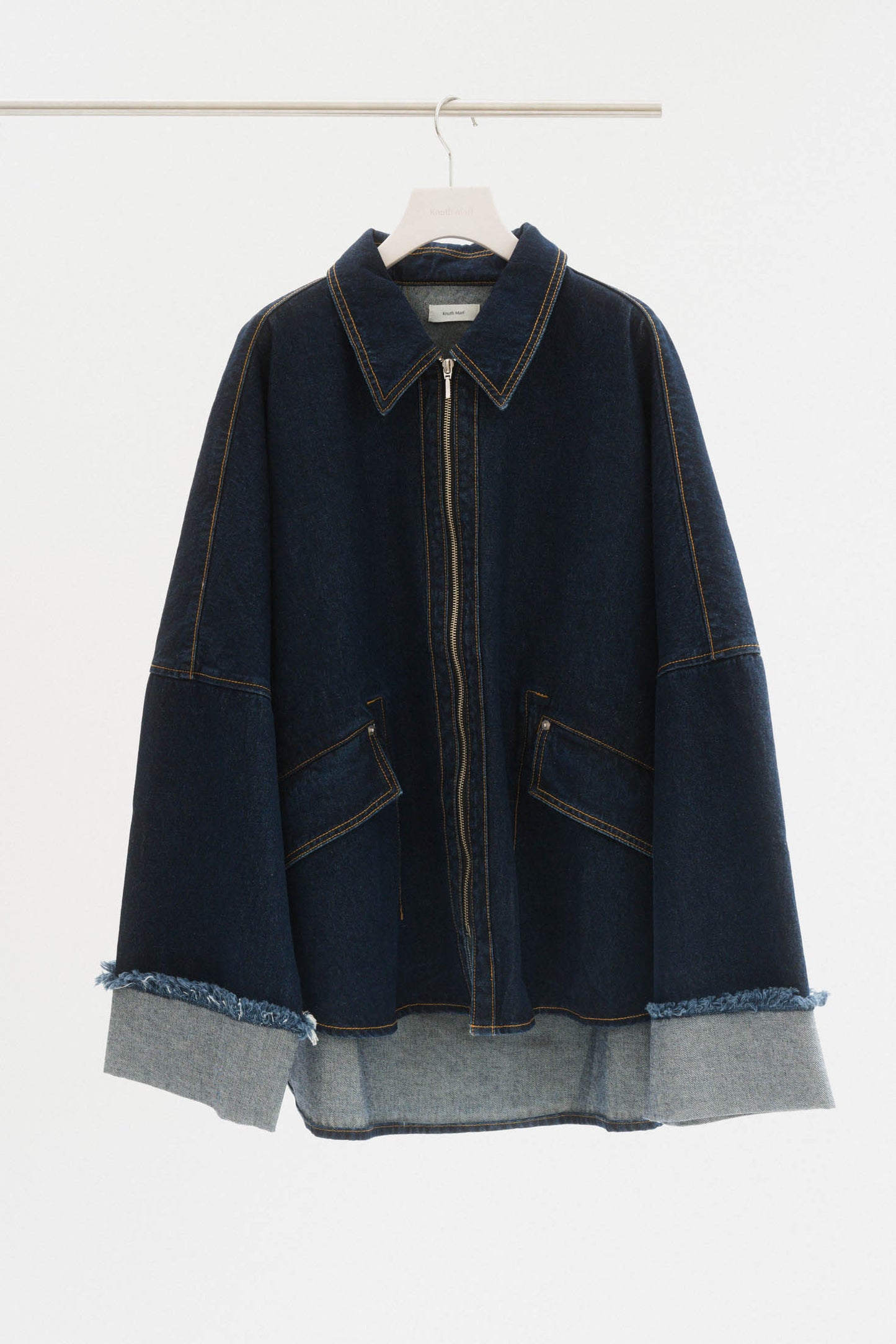 denim over shirt jacket(unisex)/indigo