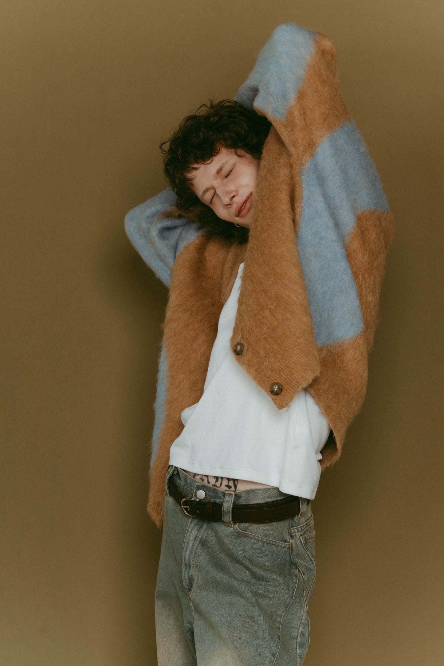 Vnack cardigan(unisex)/camel