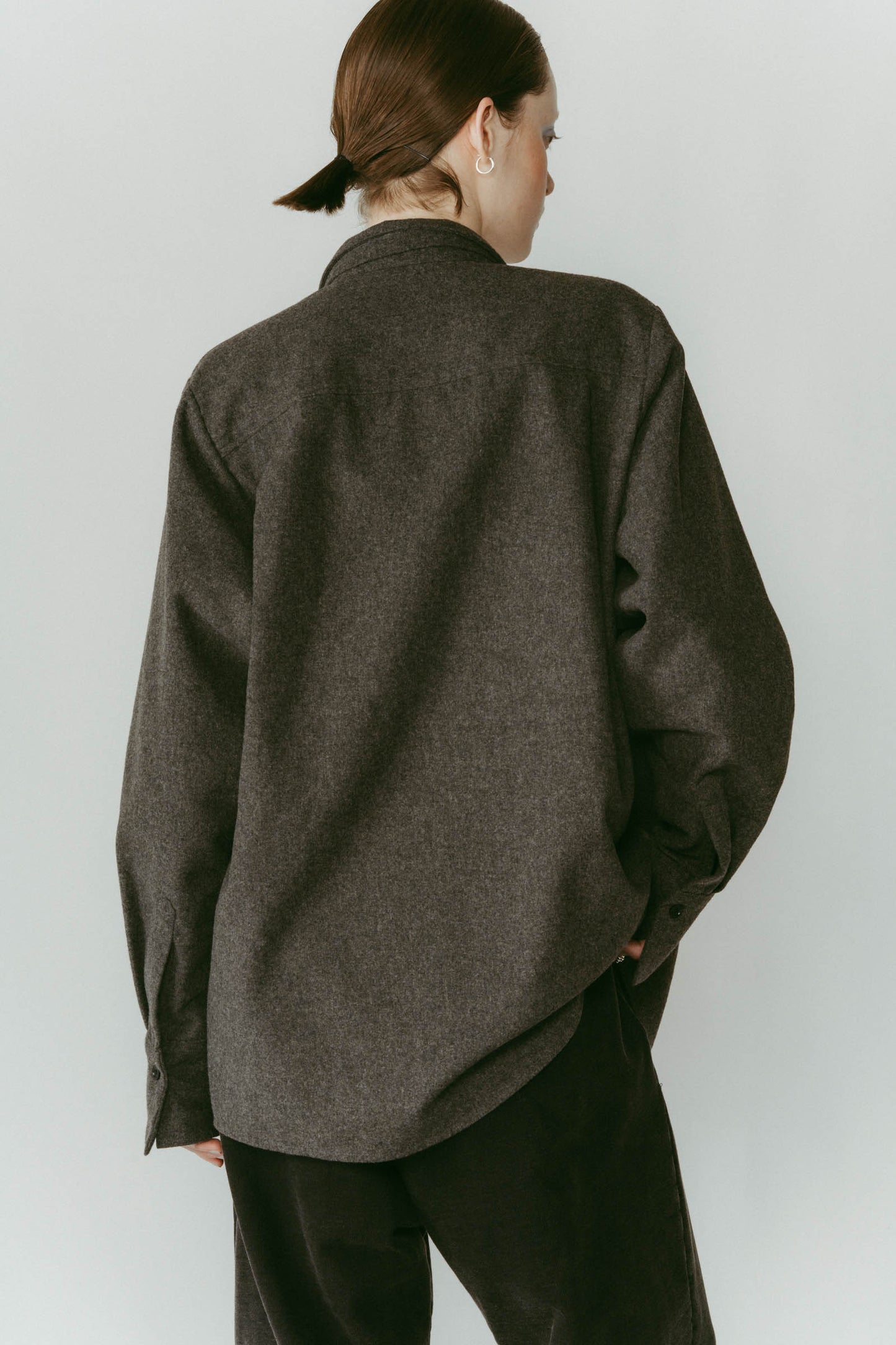 warm string shirt/2color