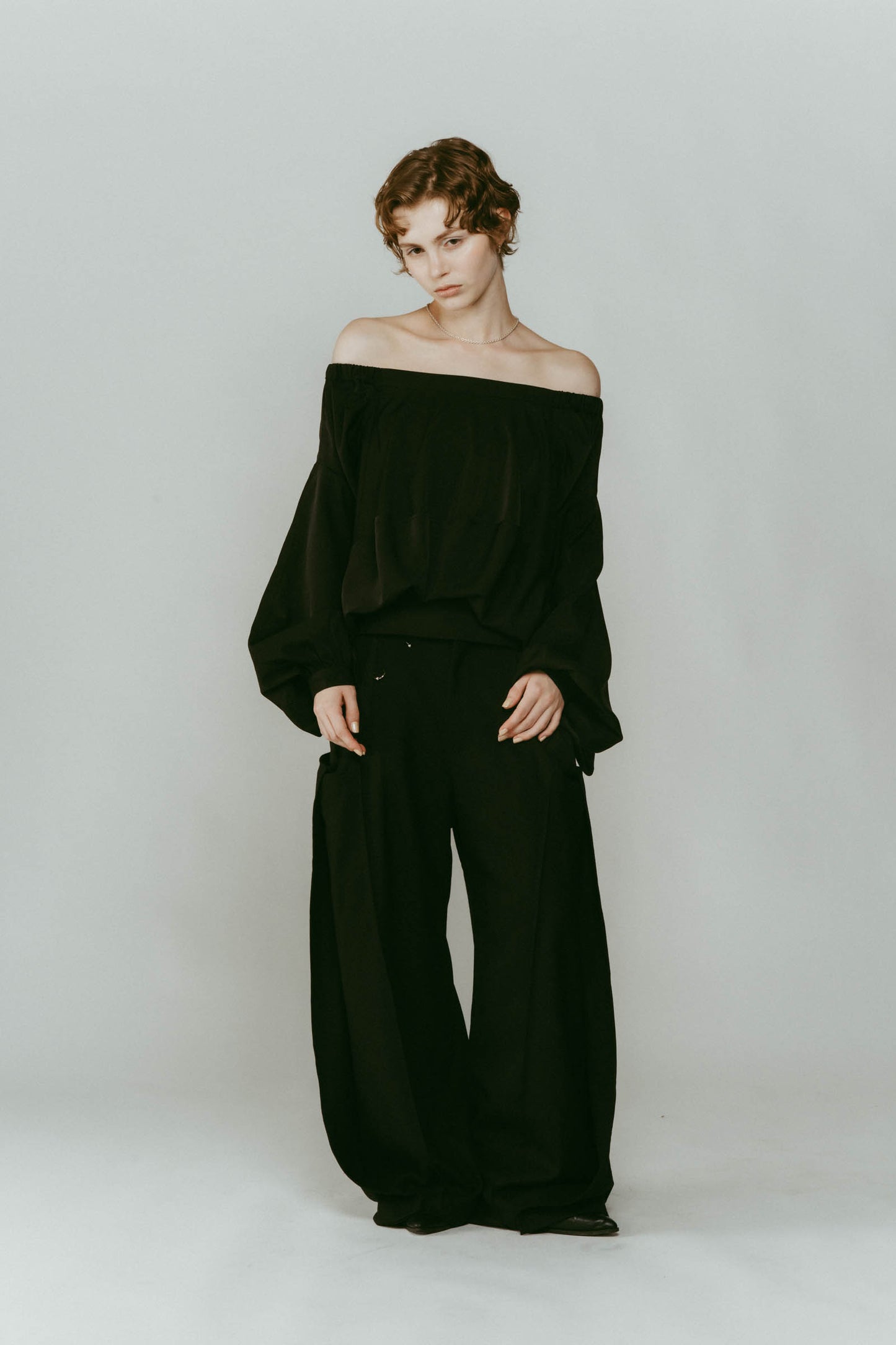 4way design blouse/black