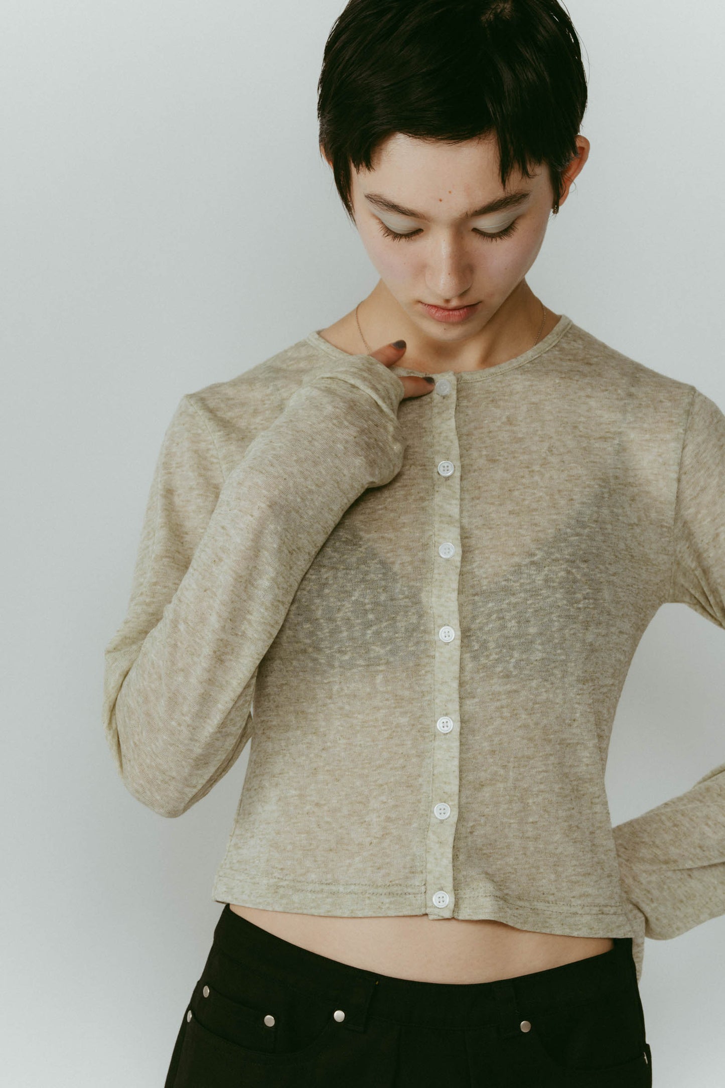 2piece polo tops/3color