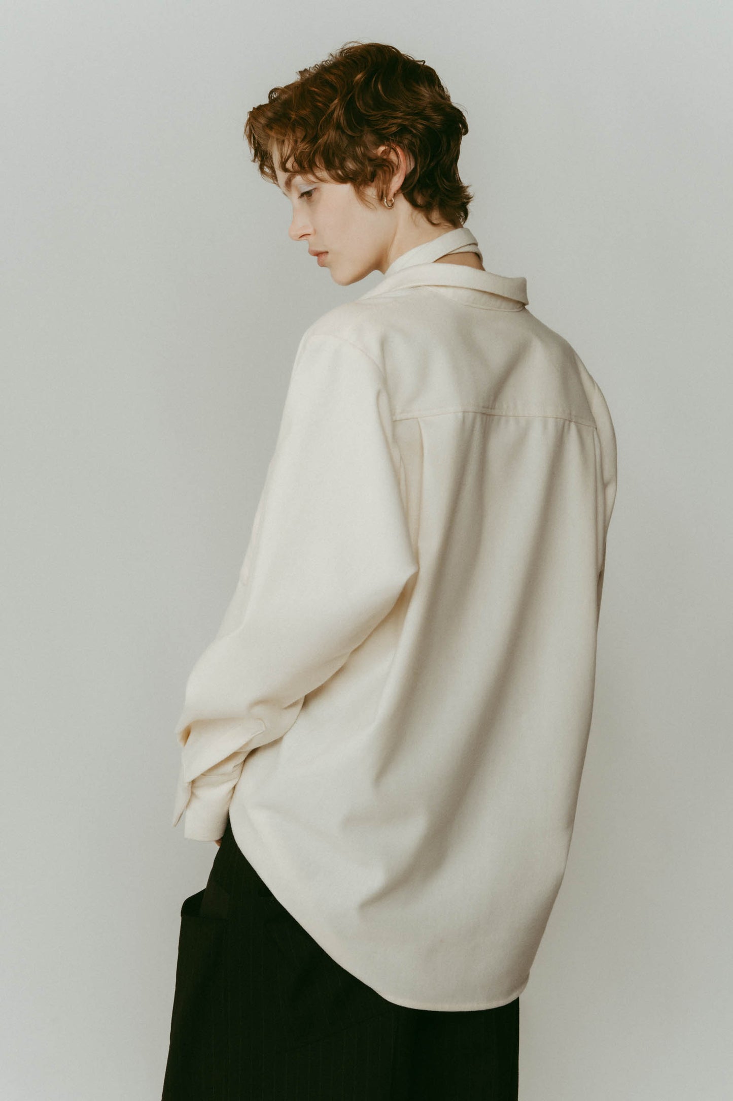 warm string shirt/2color