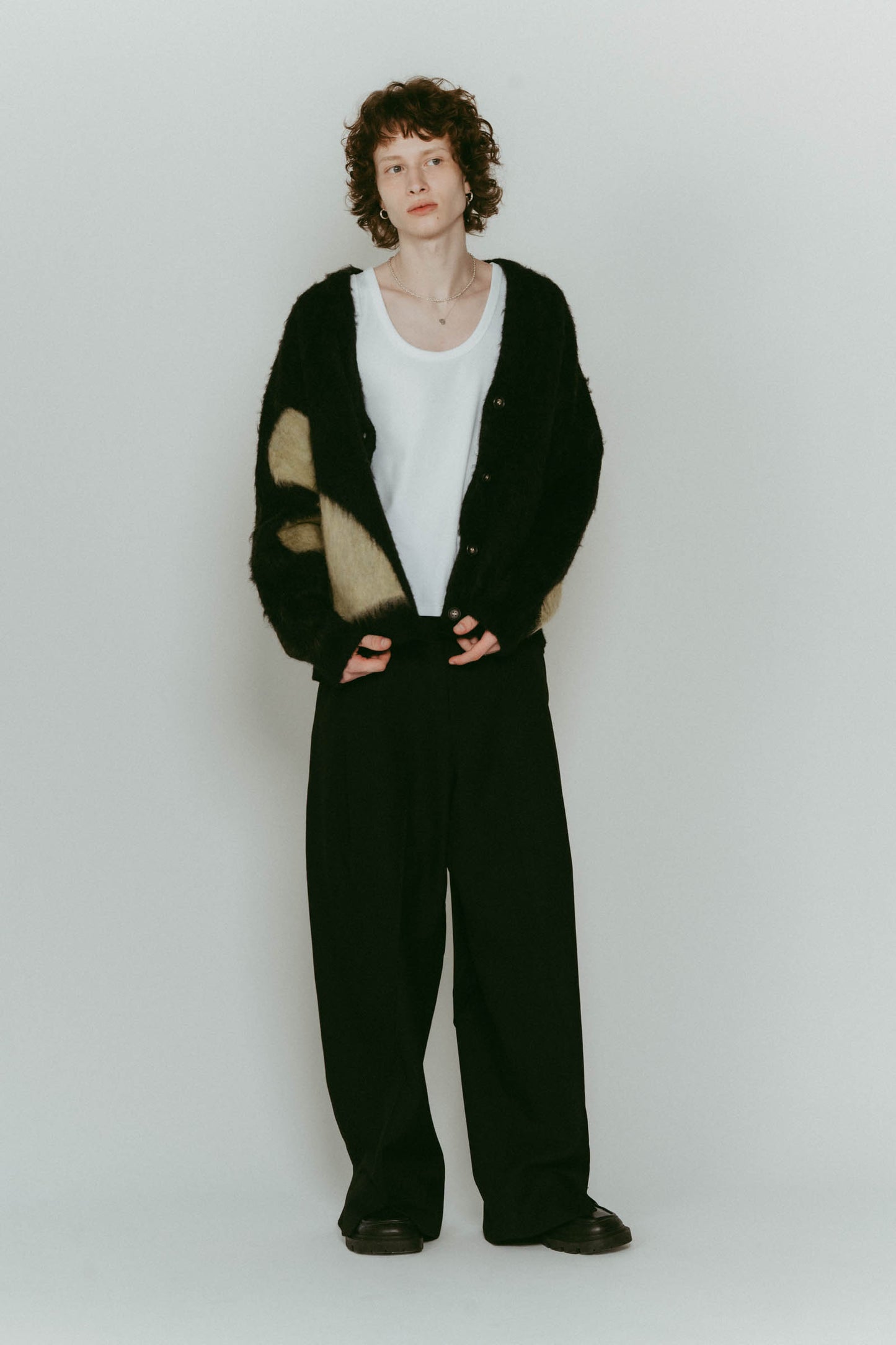 Vnack cardigan(unisex)/black