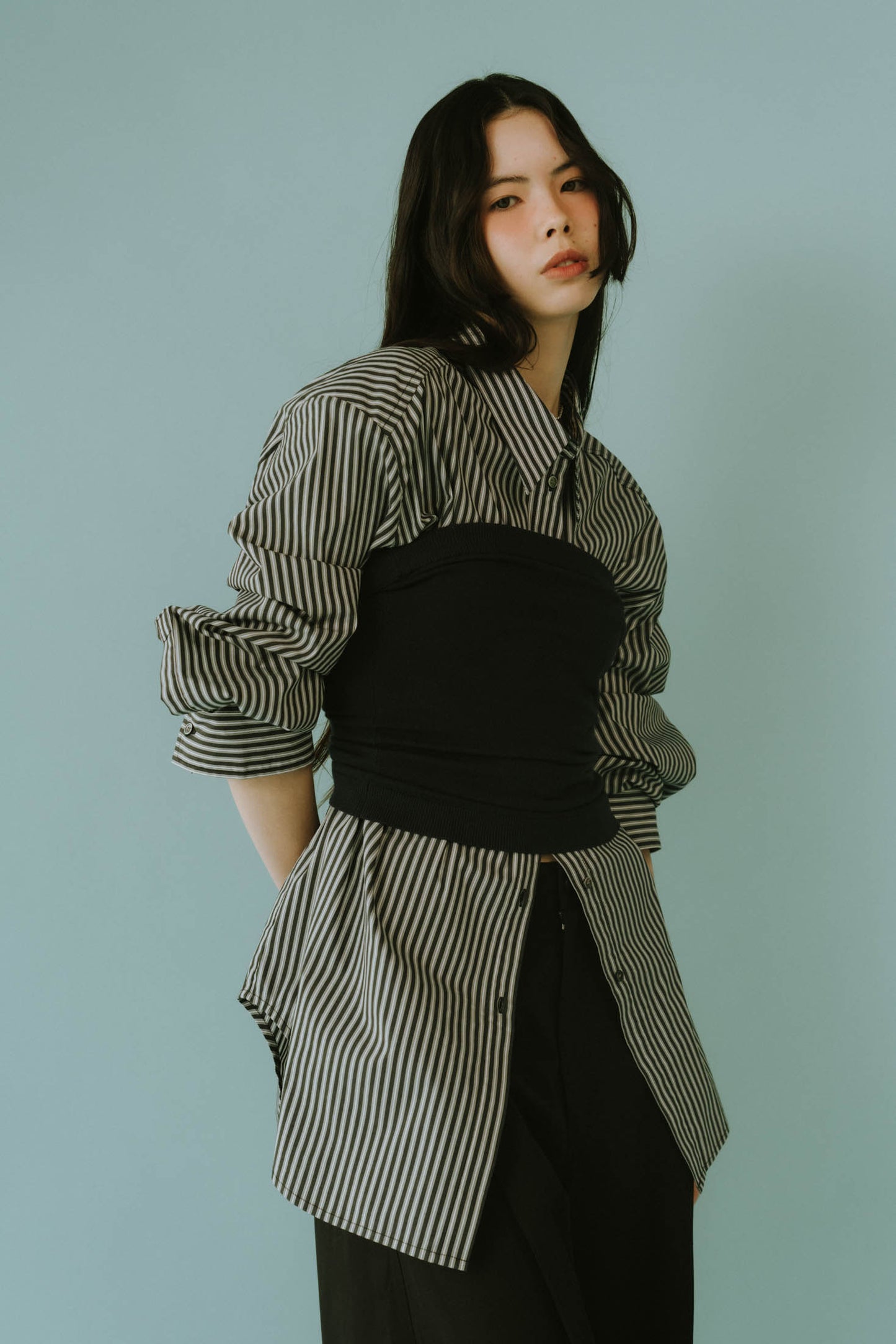 ladylike knit cardigan/2color