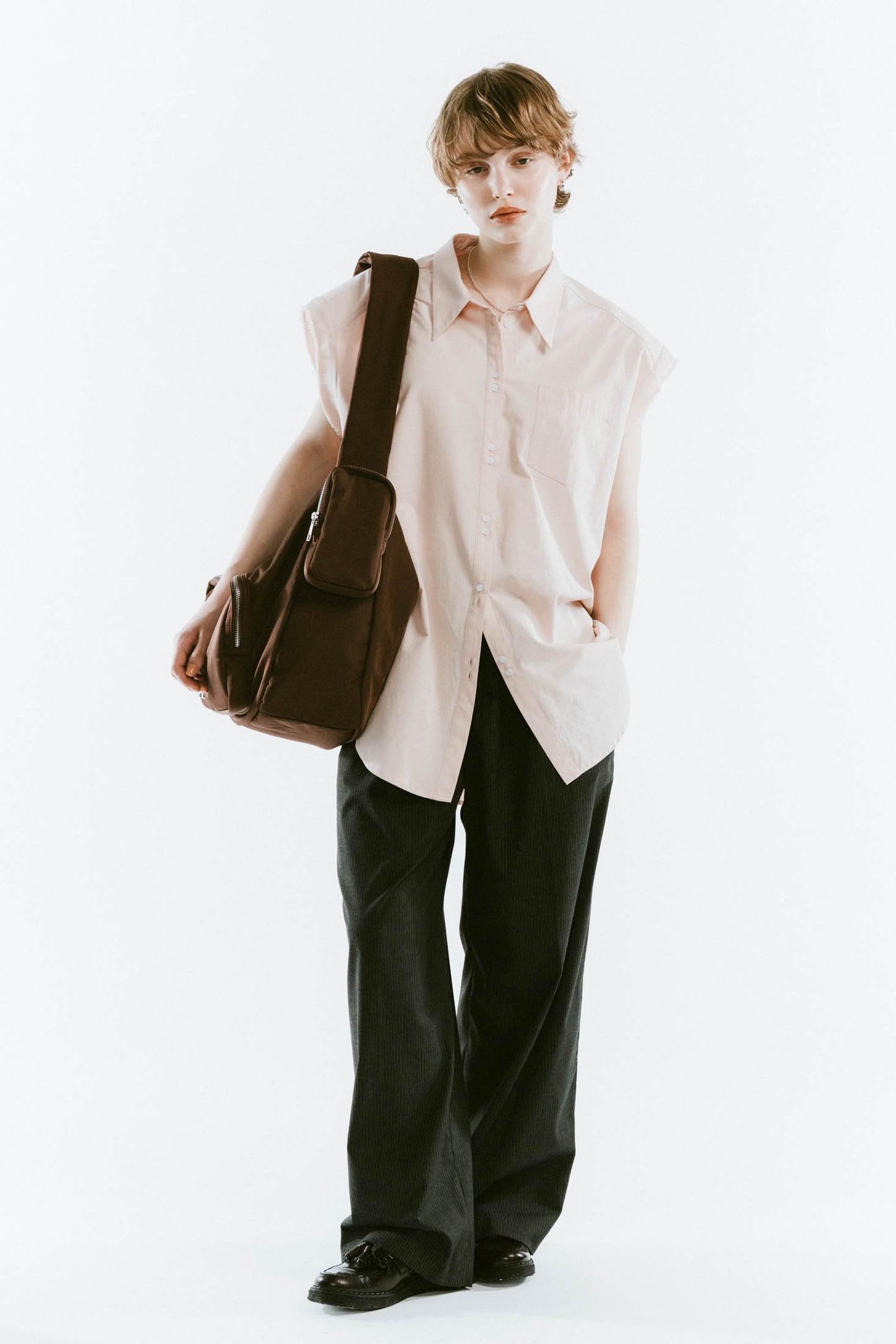 useful nylon shoulder bag/2color