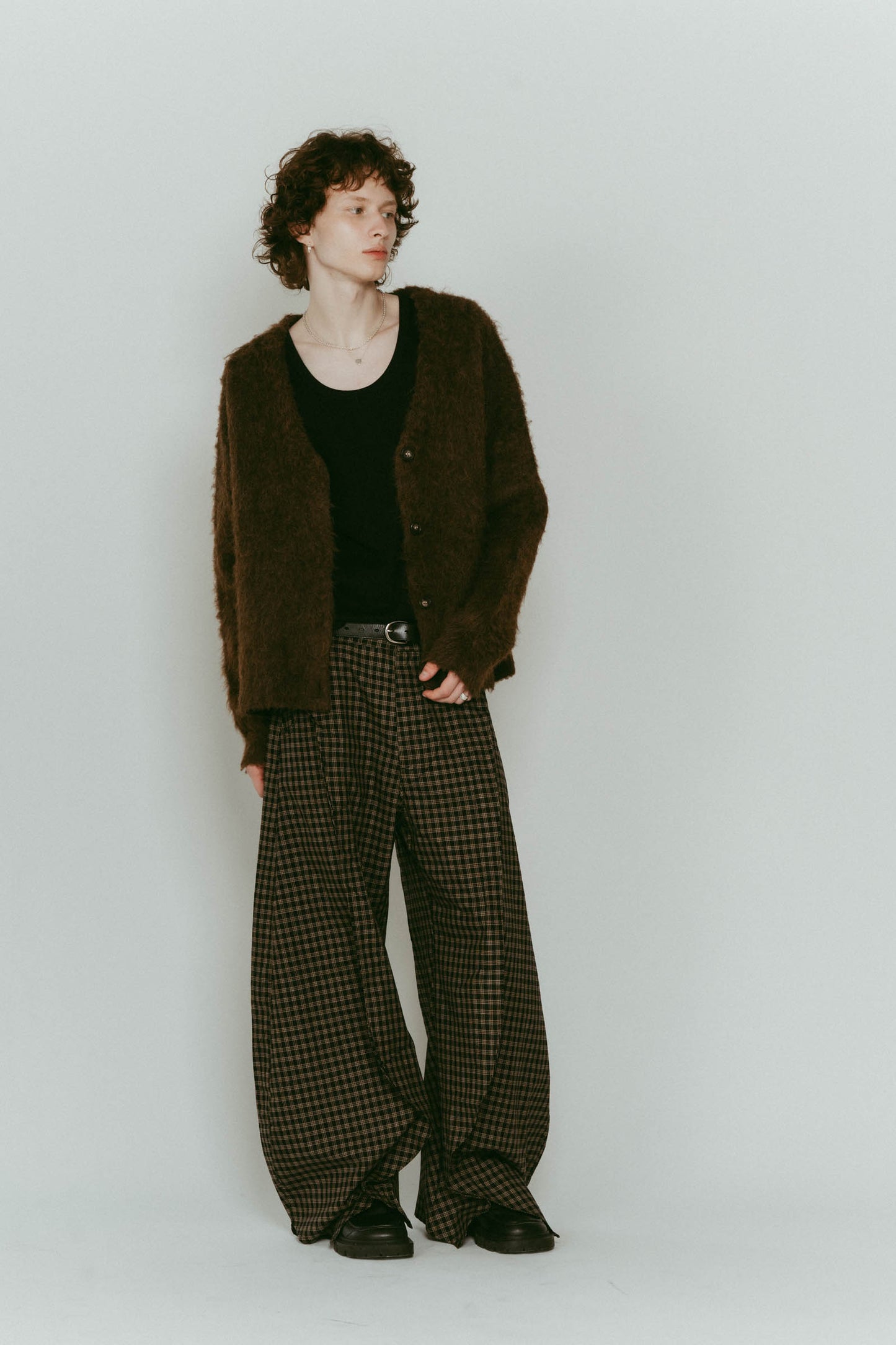 Vnack cardigan(unisex)/brown