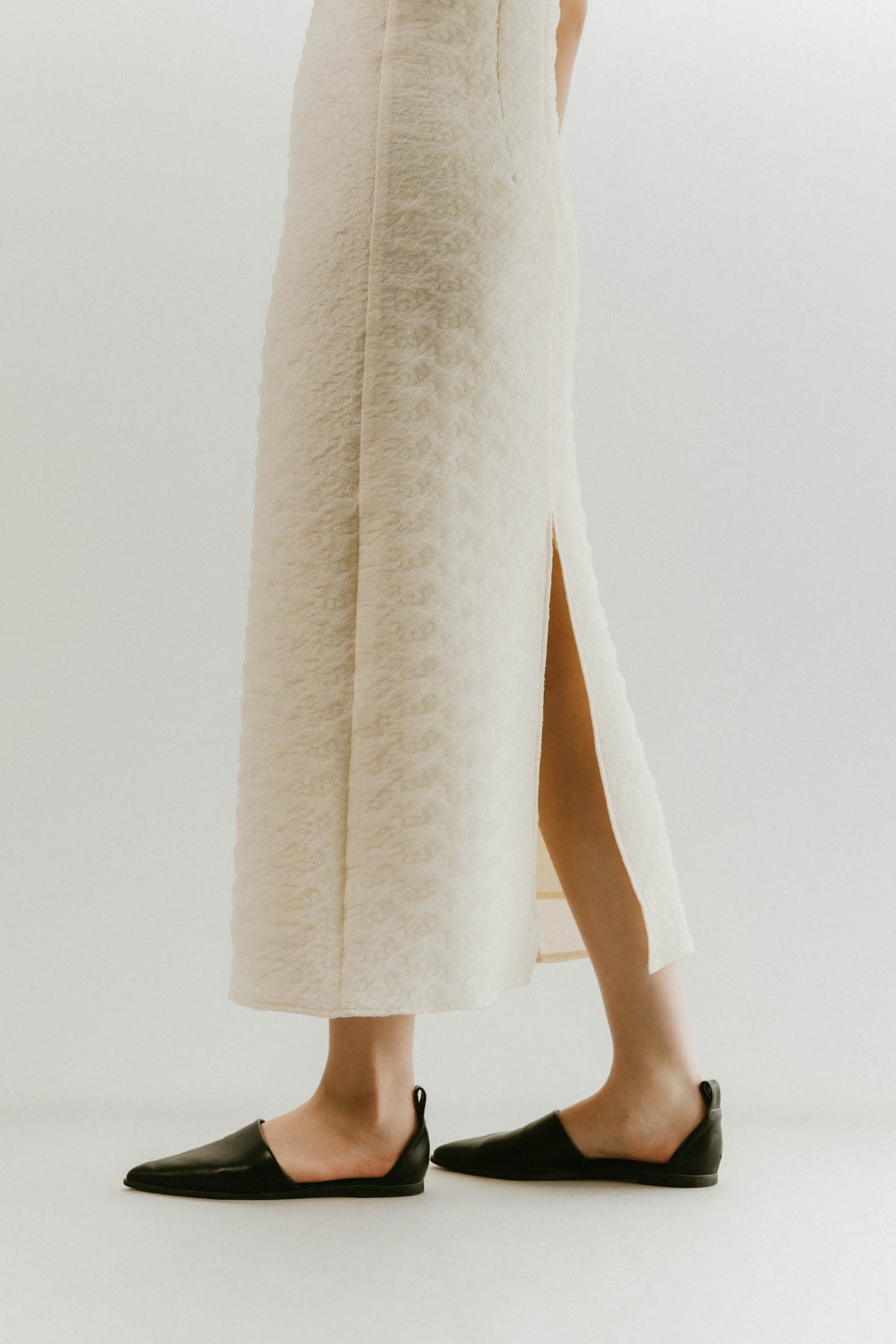 halter neck one piece/ivory