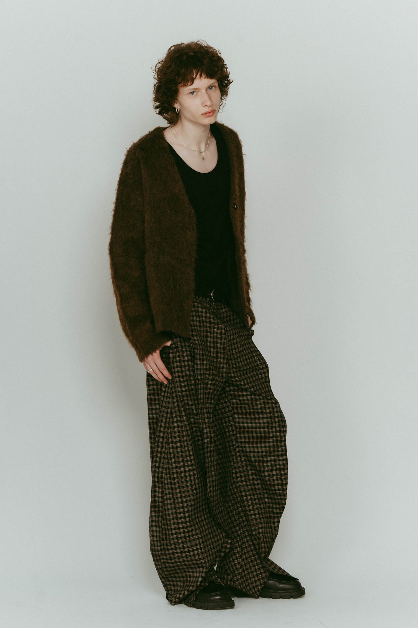 Vnack cardigan(unisex)/brown