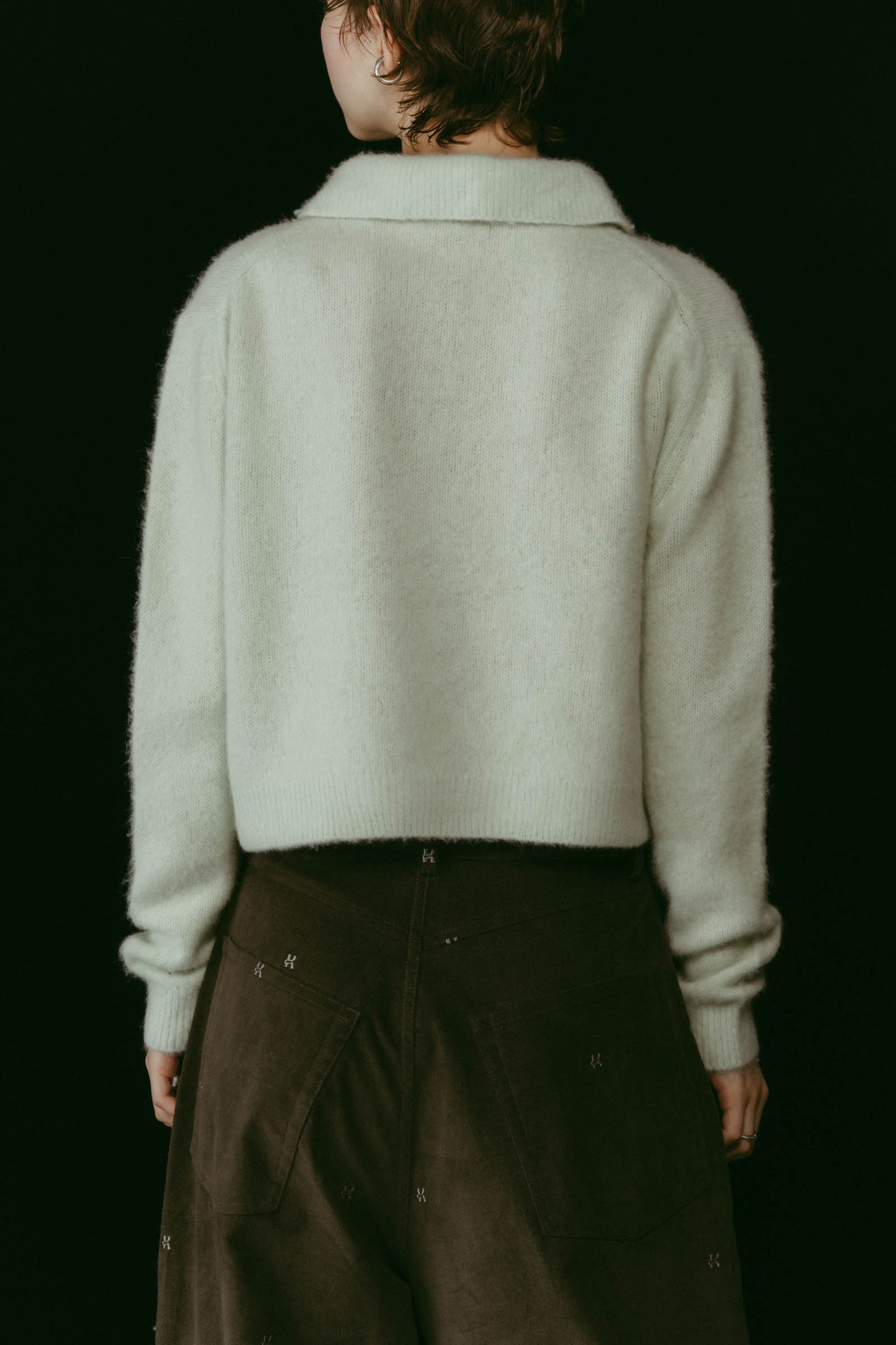 fox over polo-neck knit-special edition /4color