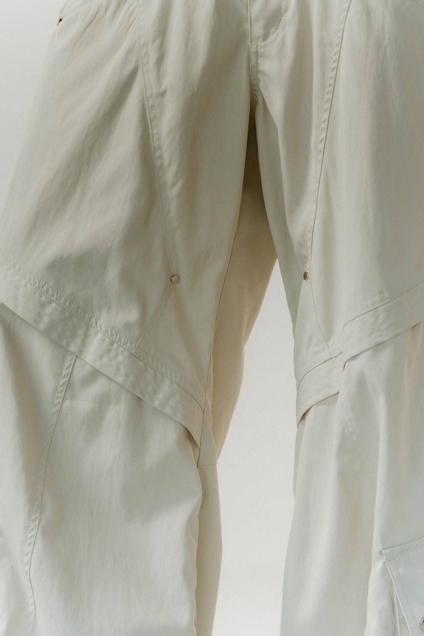 docking nylon pants(unisex)/ivory