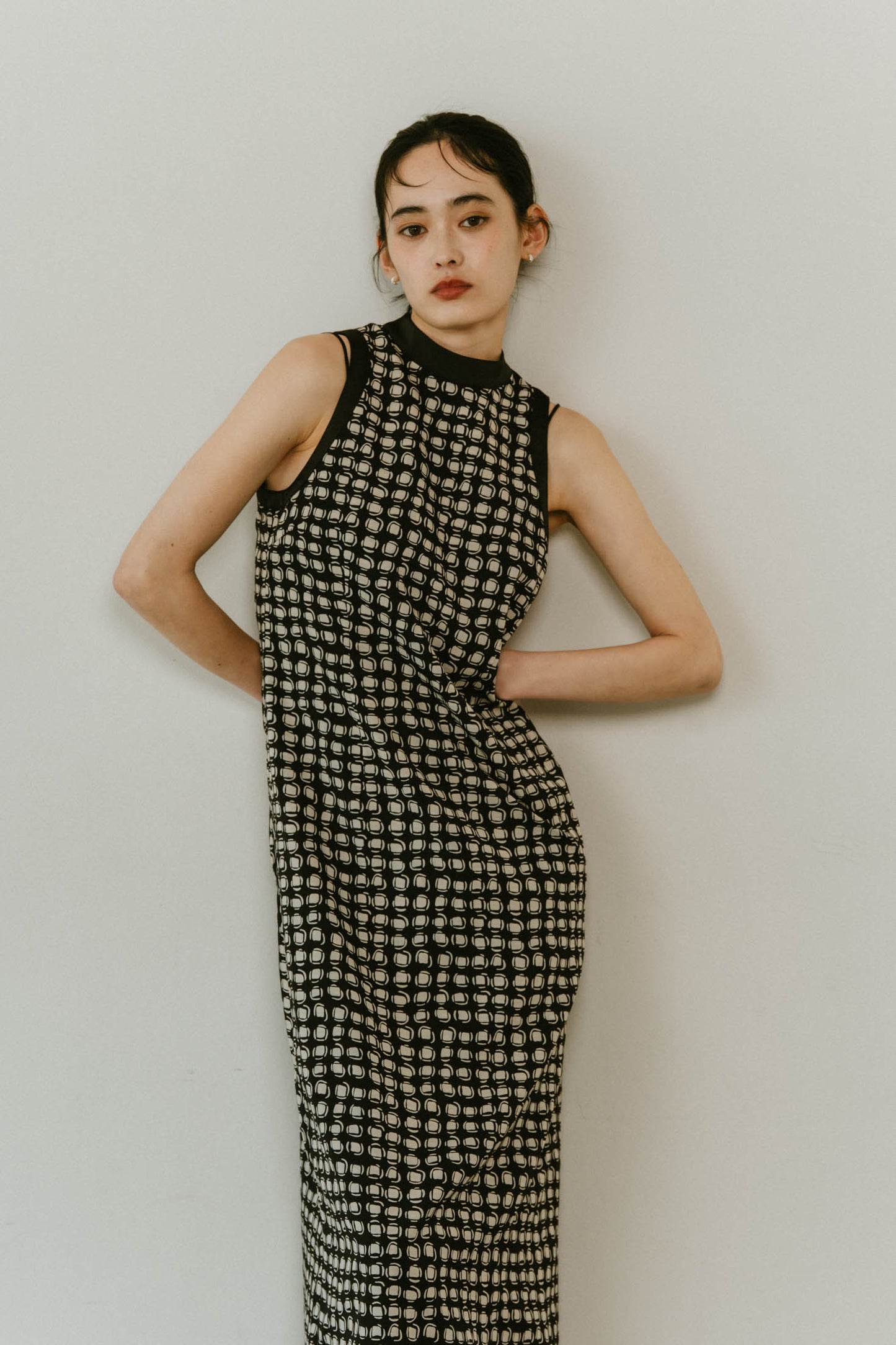 halter neck one piece/pattern