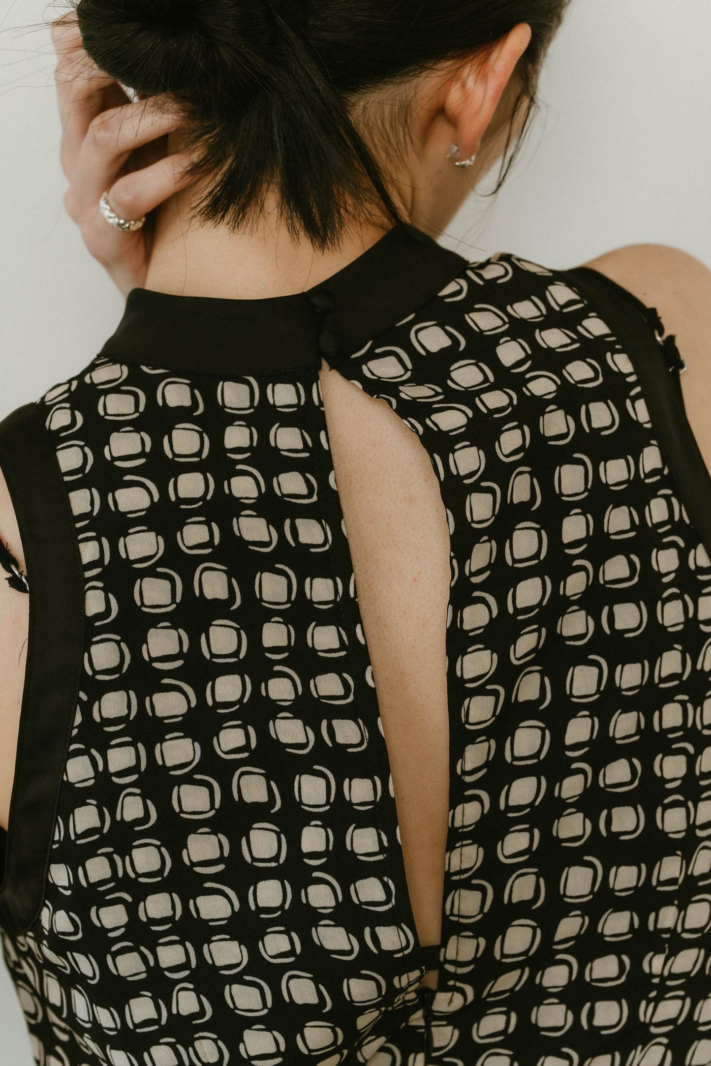 halter neck one piece/pattern