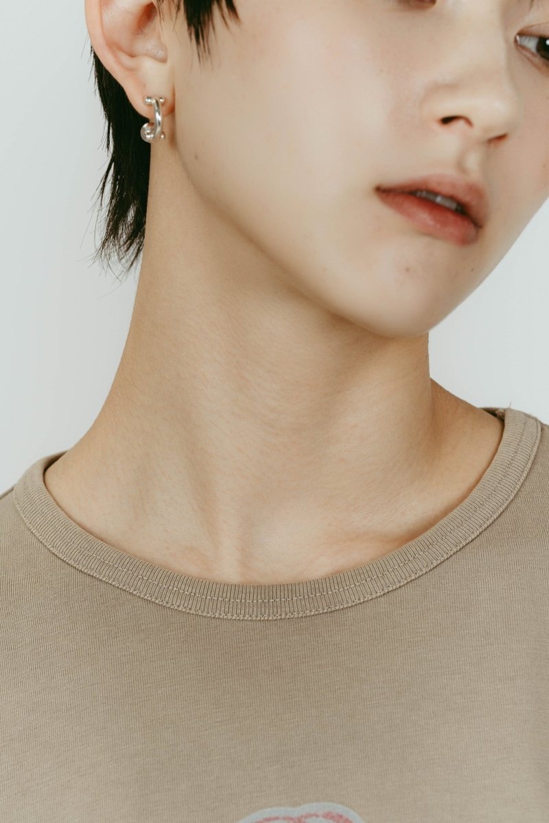 AI future layered t-shirt(unisex)/beige - KNUTH MARF