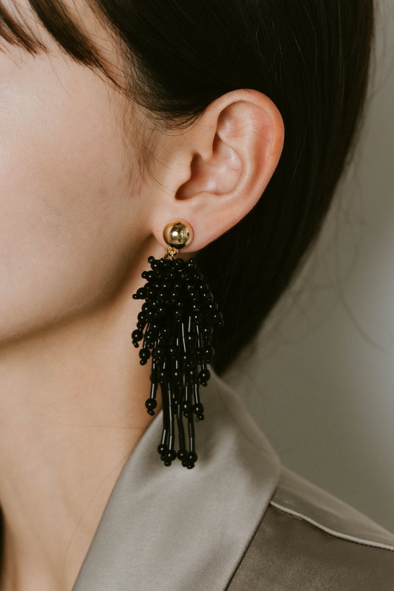 beads earring/2color - KNUTH MARF