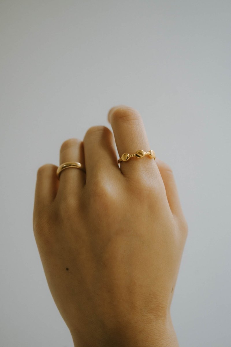 beads string 925 ring - KNUTH MARF