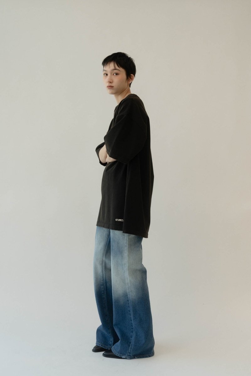 bell bottoms denim pants/ushi - KNUTH MARF