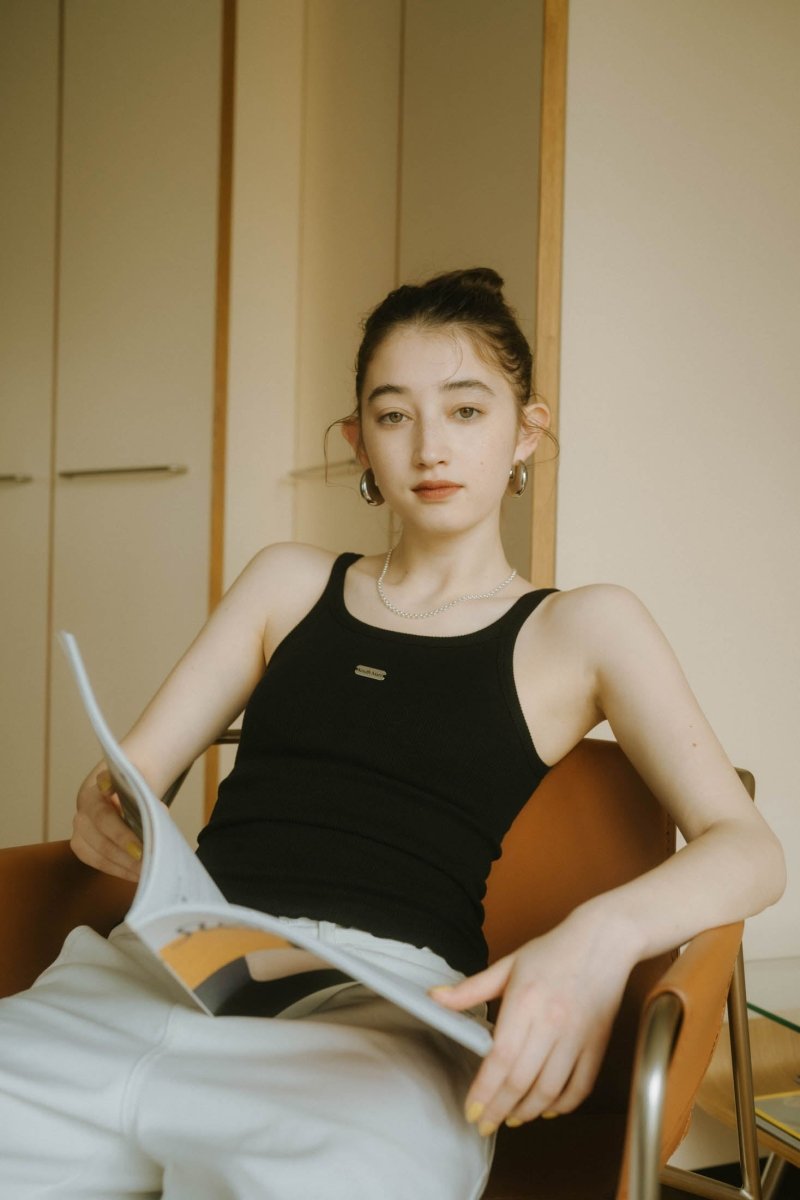 cap in rib tank top/3color - KNUTH MARF