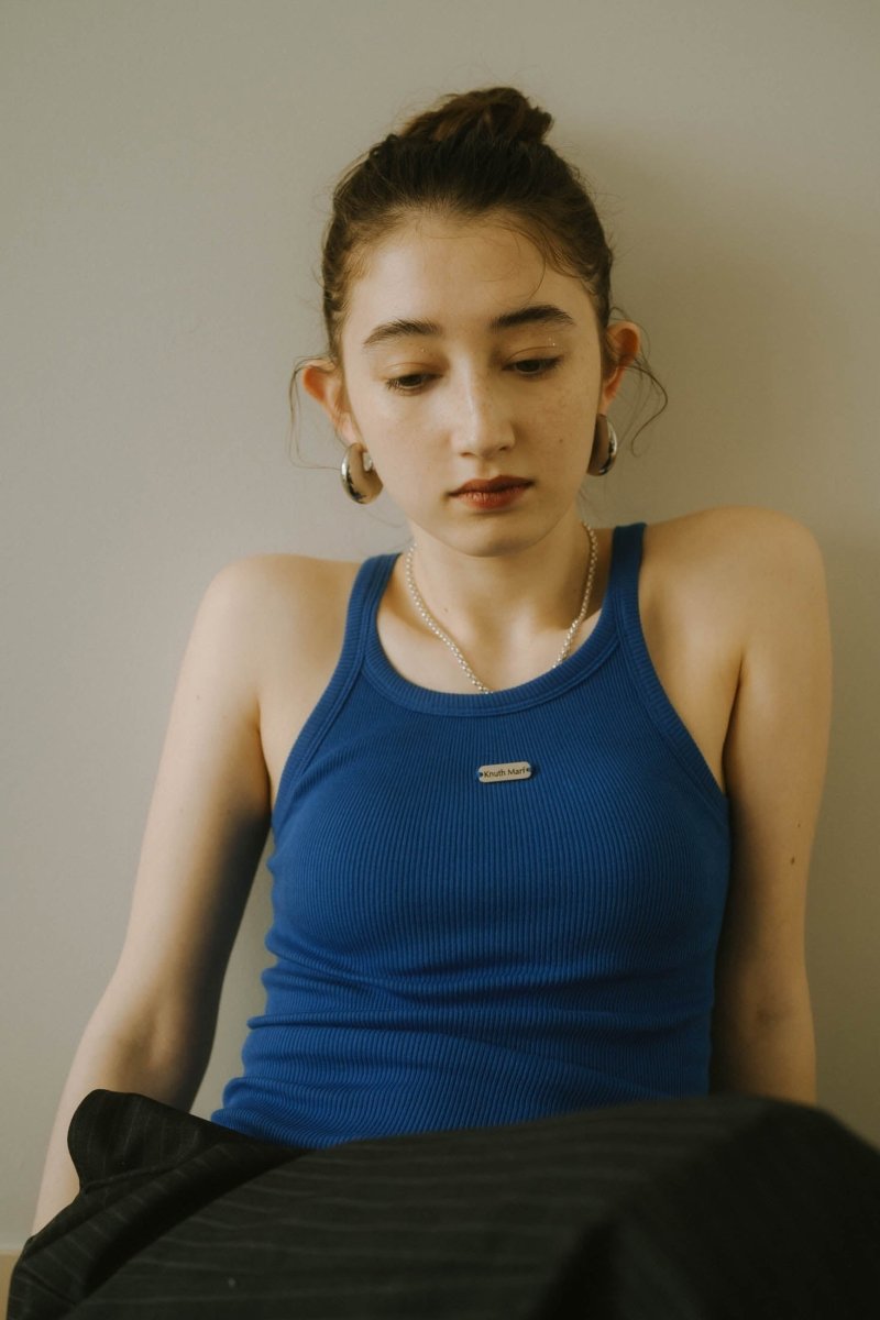 cap in rib tank top/3color - KNUTH MARF