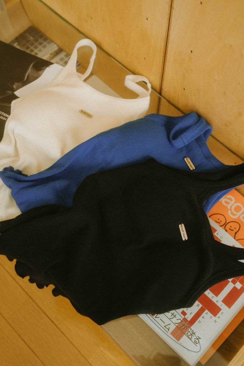 cap in rib tank top/3color - KNUTH MARF