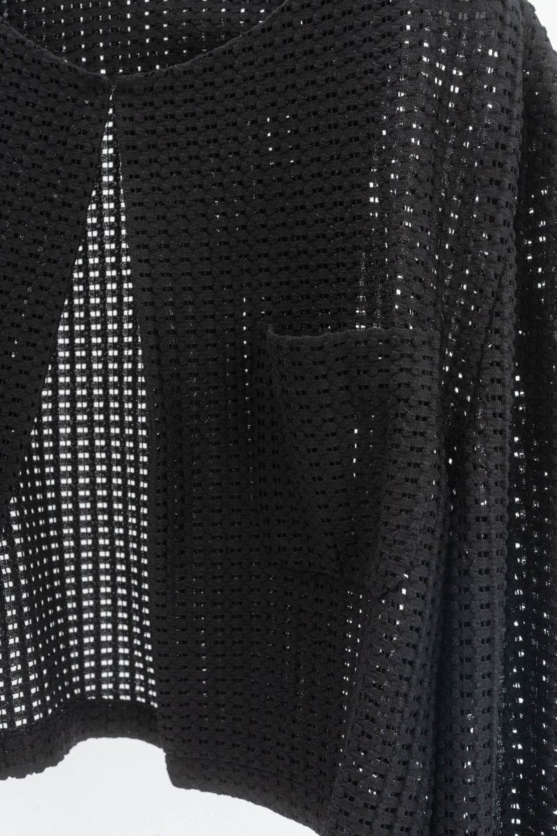 collarless jacket/mesh - KNUTH MARF