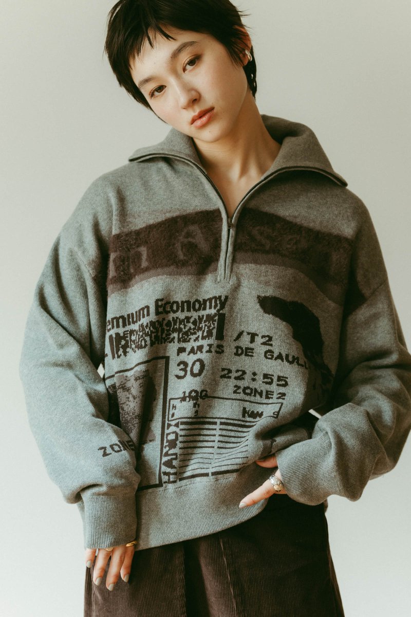 concept jacquard knit/gray - KNUTH MARF