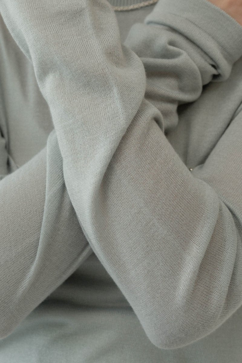 cropped sheer knit/3color - KNUTH MARF