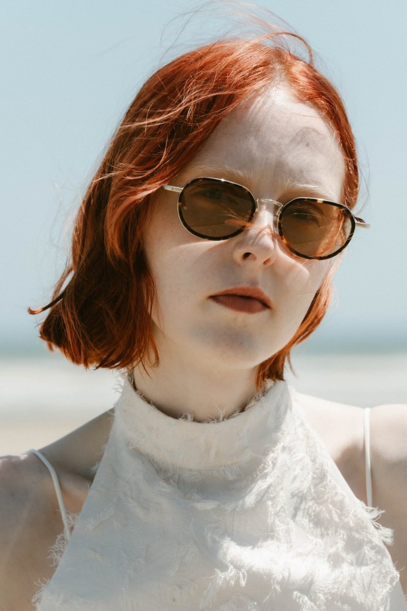 crown panto sunglasses/bekko - KNUTH MARF