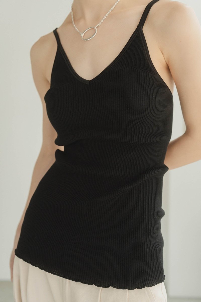 cup in vneck camisole/2color - KNUTH MARF