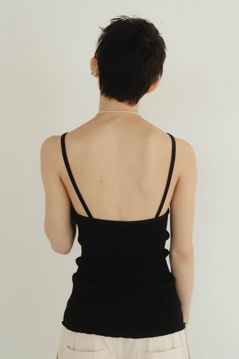 cup in vneck camisole/2color - KNUTH MARF