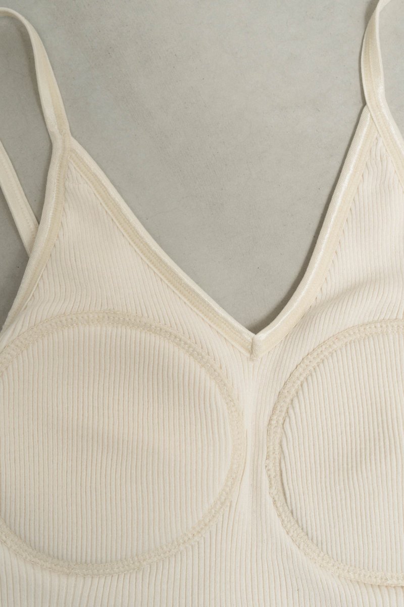 cup in vneck camisole/2color - KNUTH MARF