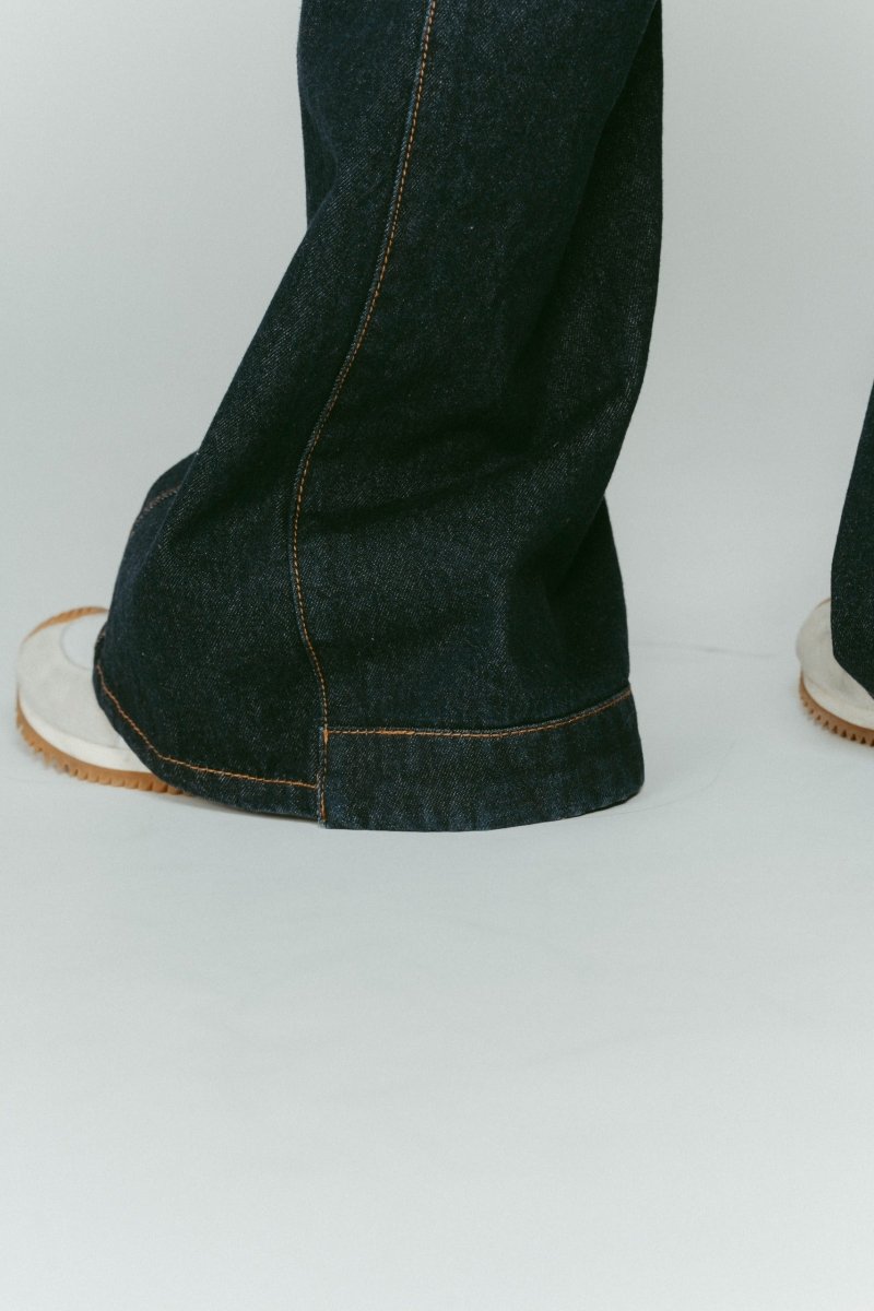 denim baggy pants(unisex)/2color - KNUTH MARF