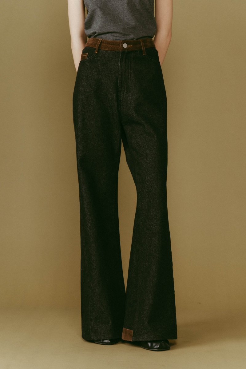 denim baggy pants(unisex)/2color - KNUTH MARF