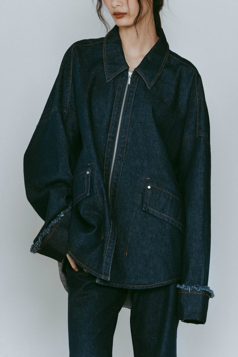 denim over shirt jacket(unisex)/2color - KNUTH MARF