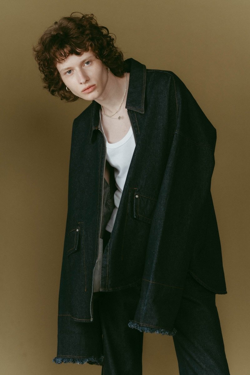 denim over shirt jacket(unisex)/2color - KNUTH MARF