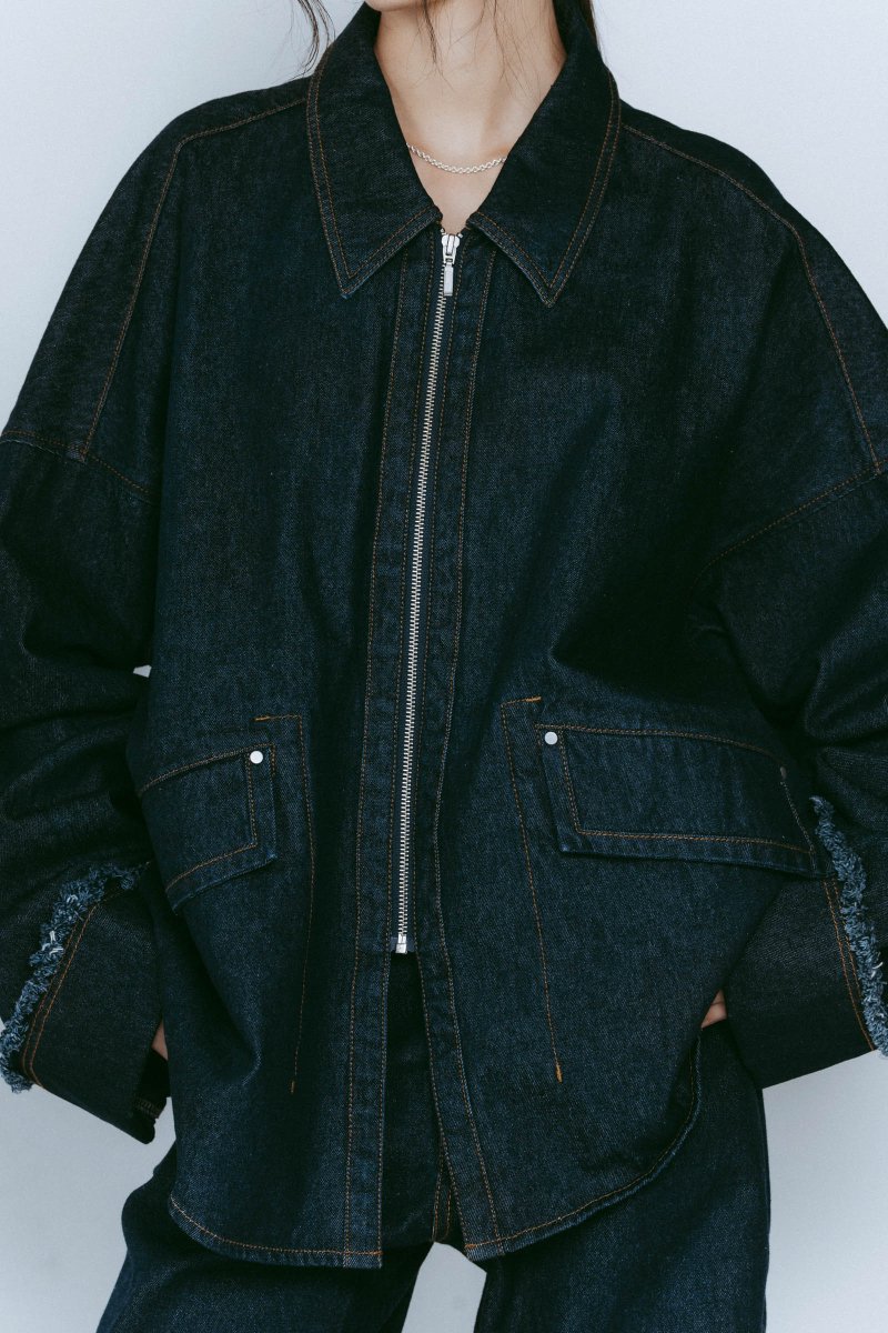 denim over shirt jacket(unisex)/2color - KNUTH MARF